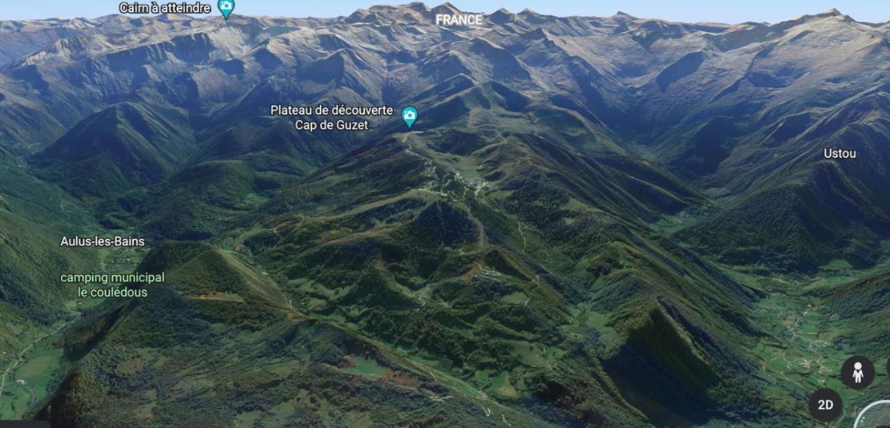 Pleine Nature Pied Pistes Piscine Chauffee Ustou المظهر الخارجي الصورة